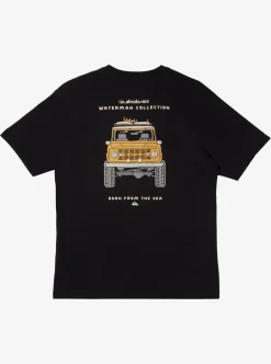 Hot Quiksilver Waterman Bruiser Qt-Shirt Black