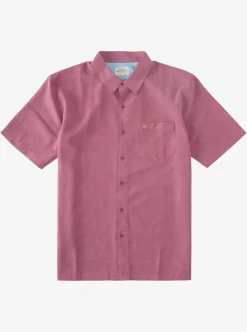 Sale Quiksilver Waterman Centinela Premium Anti-Wrinkle Shirt Mellow Mauve Centinella