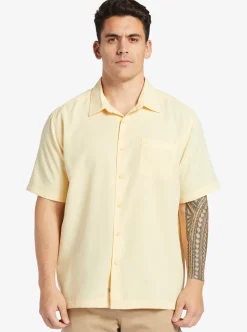Sale Quiksilver Waterman Centinela Premium Anti-Wrinkle Shirt Double Cream Centinella
