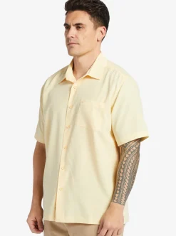 Sale Quiksilver Waterman Centinela Premium Anti-Wrinkle Shirt Double Cream Centinella