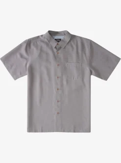 Cheap Quiksilver Waterman Centinela Premium Anti-Wrinkle Shirt Flint Gray Centinella