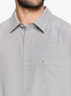 Cheap Quiksilver Waterman Centinela Premium Anti-Wrinkle Shirt Flint Gray Centinella