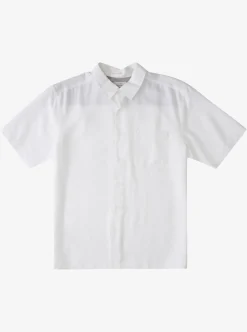 Store Quiksilver Waterman Centinela Premium Anti-Wrinkle Shirt White Centinella