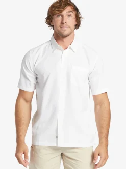 Store Quiksilver Waterman Centinela Premium Anti-Wrinkle Shirt White Centinella