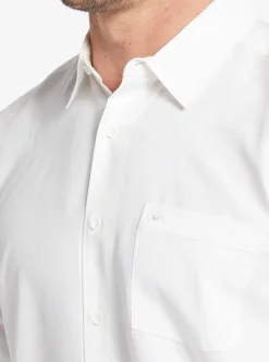 Store Quiksilver Waterman Centinela Premium Anti-Wrinkle Shirt White Centinella