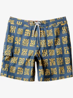 Shop Quiksilver Waterman Channel Paddle 20" Boardshorts Ensign Blue Channel Paddle Bs