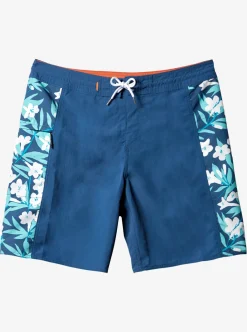 Clearance Quiksilver Waterman Cliffside Solid 19" Boardshorts Ensign Blue