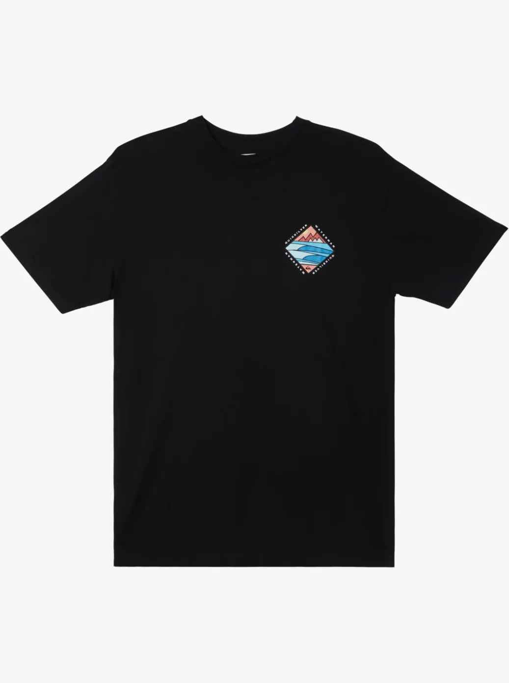 Hot Quiksilver Waterman Cross Chop Qt-Shirt Black