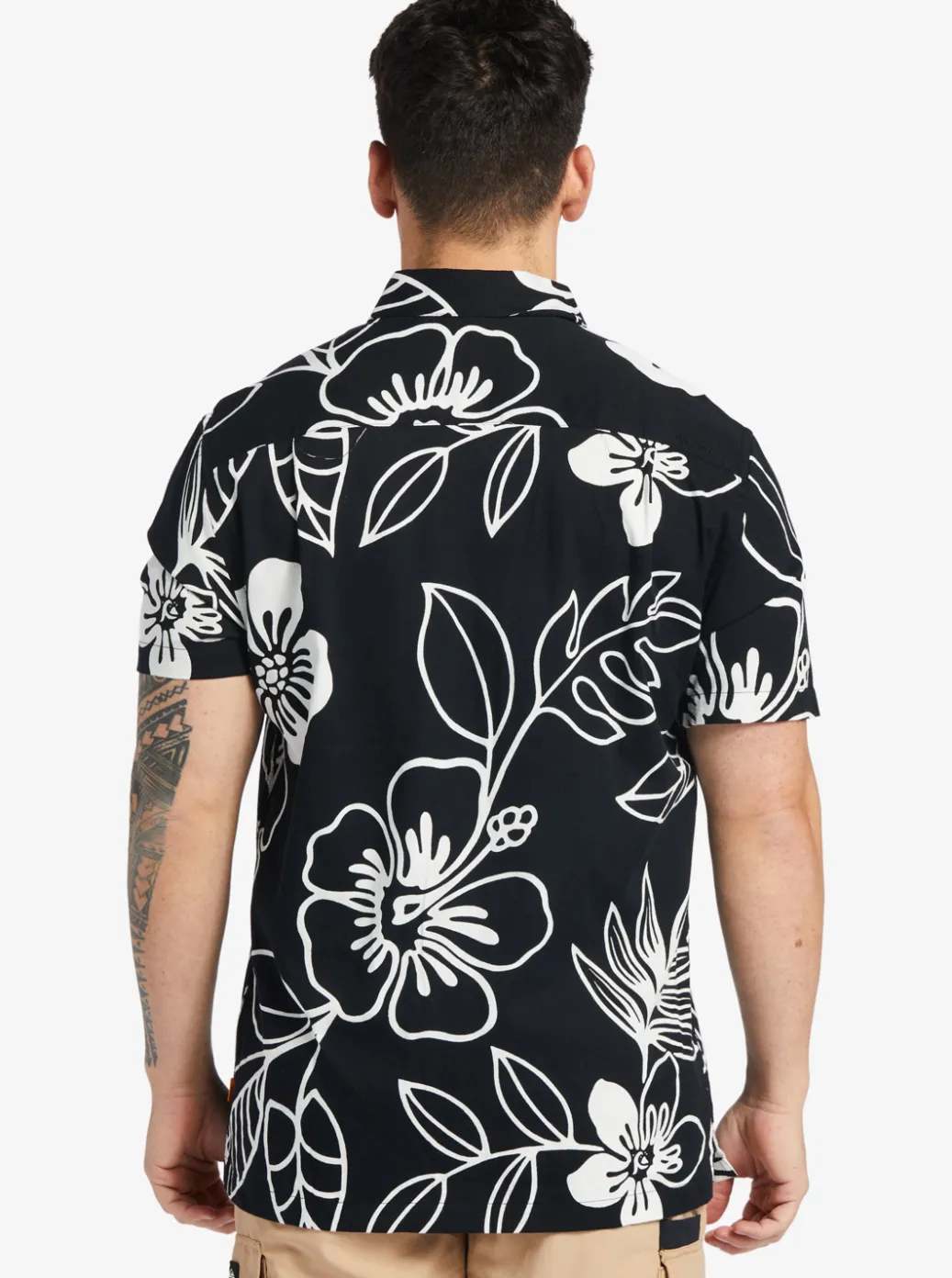 New Quiksilver Waterman Cruise Town Woven Shirt Black Cruise Town