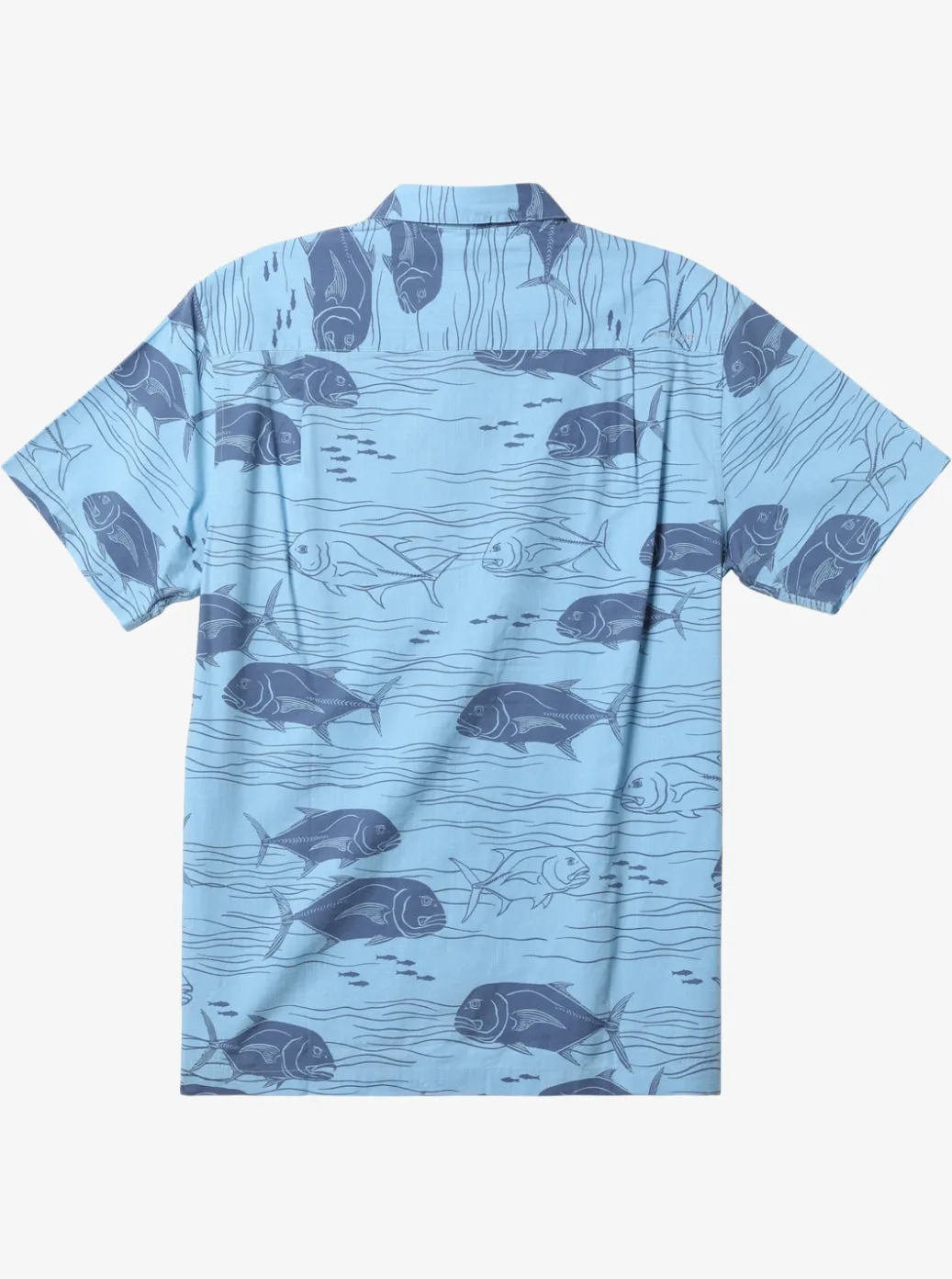 Cheap Quiksilver Waterman Dive Sites Woven Shirt Dusk Blue Dive Sites