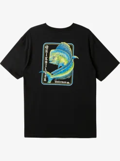 Discount Quiksilver Waterman Dorado Magic T-Shirt Black