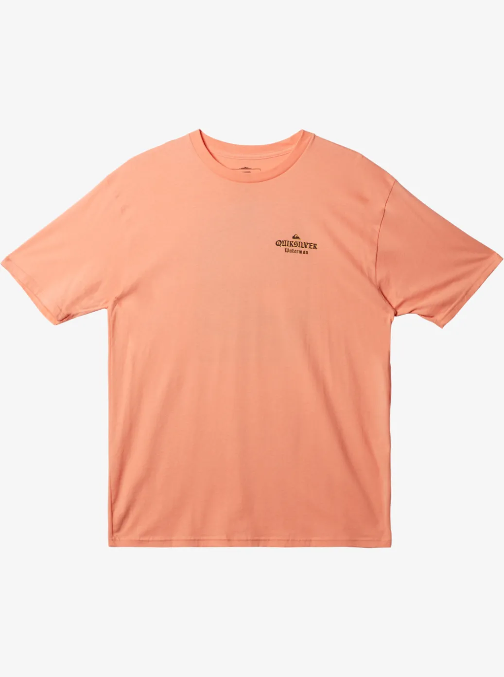 Best Quiksilver Waterman Dorado Magic T-Shirt Peach Pink