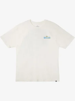 Online Quiksilver Waterman Fish Flow Qt-Shirt Snow White