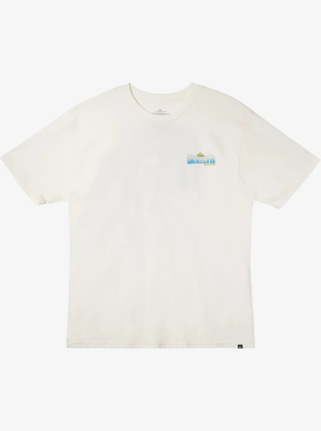 Online Quiksilver Waterman Fish Flow Qt-Shirt Snow White