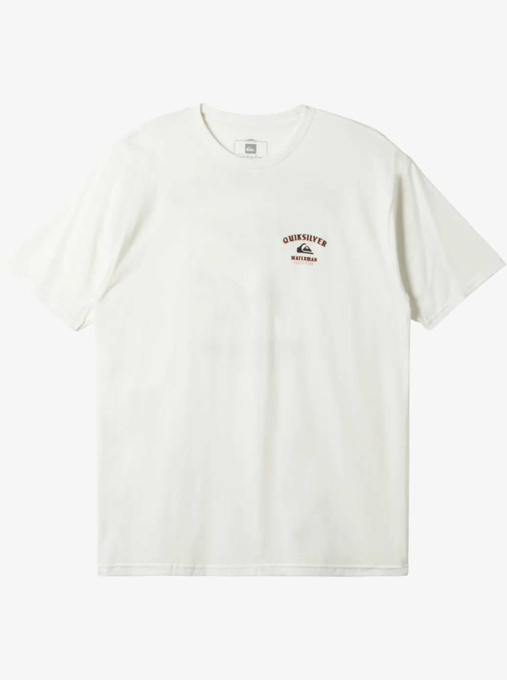 Cheap Quiksilver Waterman Fish On T-Shirt Snow White