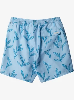 New Quiksilver Waterman Ginger Stalks Volleys Dusk Blue Vly Ginger Stalks
