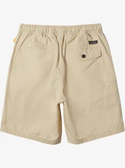 Discount Quiksilver Waterman Last Light Elastic Waist 19" Shorts Brown Rice