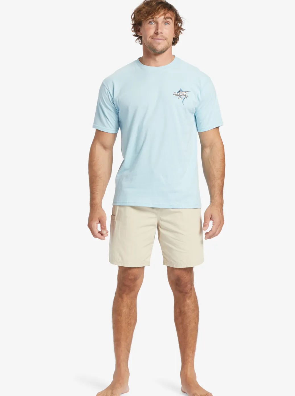 Discount Quiksilver Waterman Last Light Elastic Waist 19" Shorts Brown Rice