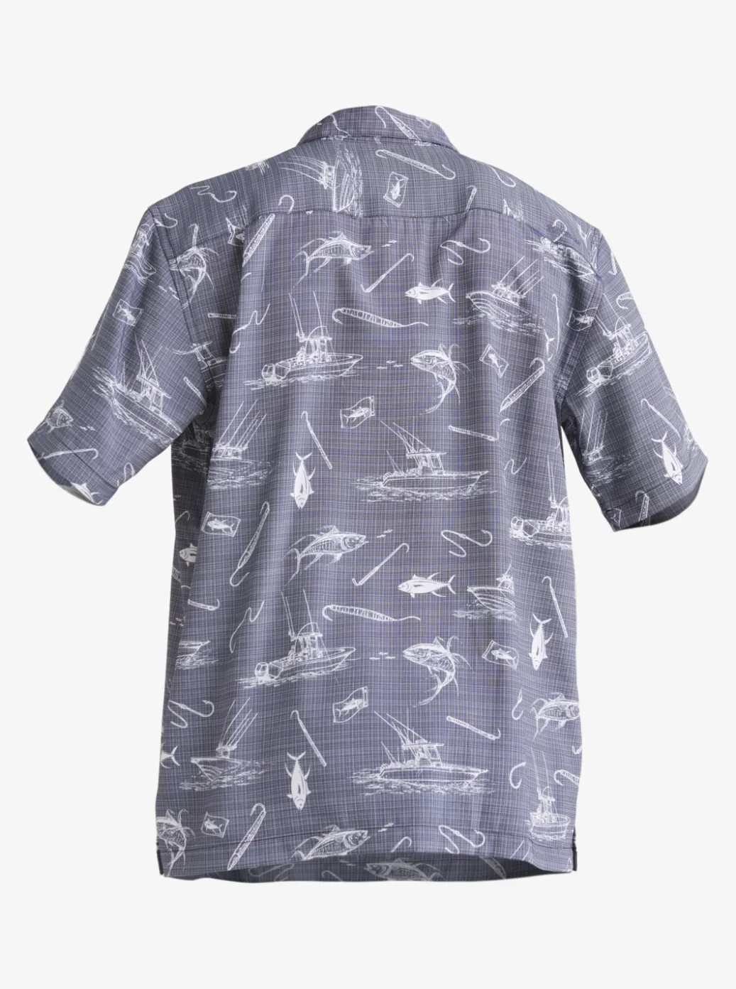 Fashion Quiksilver Waterman Line Spinner Short Sleeve Shirt Medieval Blue Line Spinner