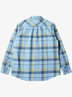 Best Sale Quiksilver Waterman Lower Ridge Flannel Shirt Dusk Blue Lower Ridge