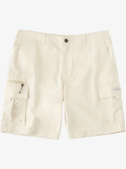 Discount Quiksilver Waterman Maldive Atoll Cargo 20" Shorts Brown Rice