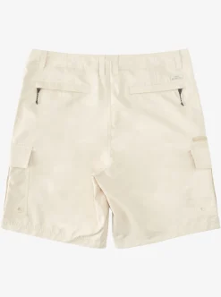 Discount Quiksilver Waterman Maldive Atoll Cargo 20" Shorts Brown Rice