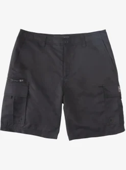 Cheap Quiksilver Waterman Maldive Atoll Cargo 20" Shorts Black