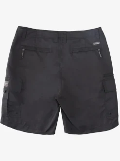 Cheap Quiksilver Waterman Maldive Atoll Cargo 20" Shorts Black