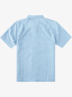 Flash Sale Quiksilver Waterman Manele Bay Short Sleeve Shirt Dusk Blue
