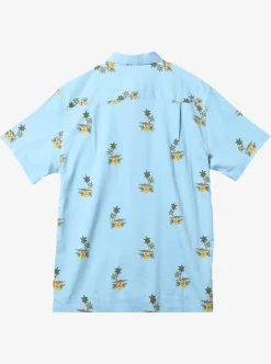 Cheap Quiksilver Waterman Micronesia Woven Shirt Micronesia Dusk Blue