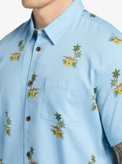 Cheap Quiksilver Waterman Micronesia Woven Shirt Micronesia Dusk Blue