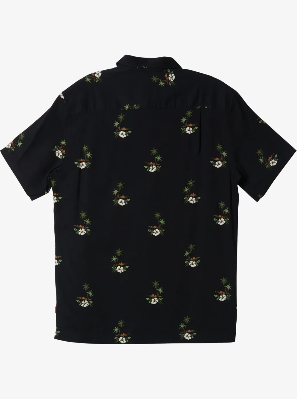 Best Sale Quiksilver Waterman Micronesia Woven Shirt Micronesia Dusk Black