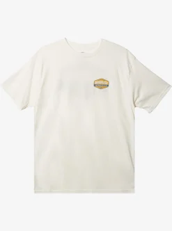 Cheap Quiksilver Waterman Morning Session T-Shirt Snow White