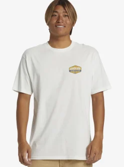 Cheap Quiksilver Waterman Morning Session T-Shirt Snow White