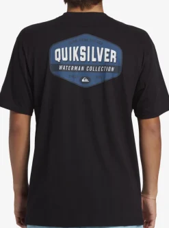 Discount Quiksilver Waterman Morning Session T-Shirt Black