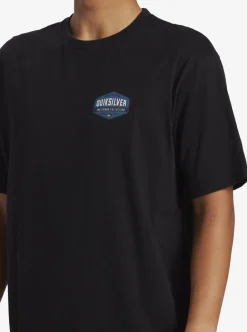 Discount Quiksilver Waterman Morning Session T-Shirt Black
