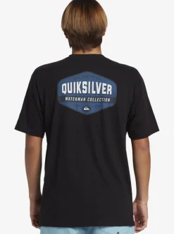 Discount Quiksilver Waterman Morning Session T-Shirt Black