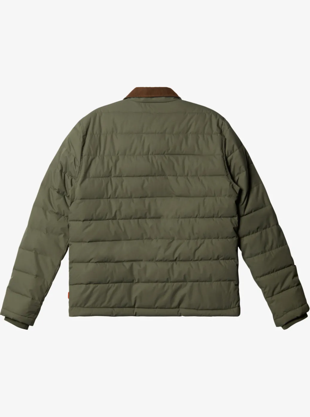 Clearance Quiksilver Waterman Ocean Caves Lightweight Puffer Jacket Dusty Olive