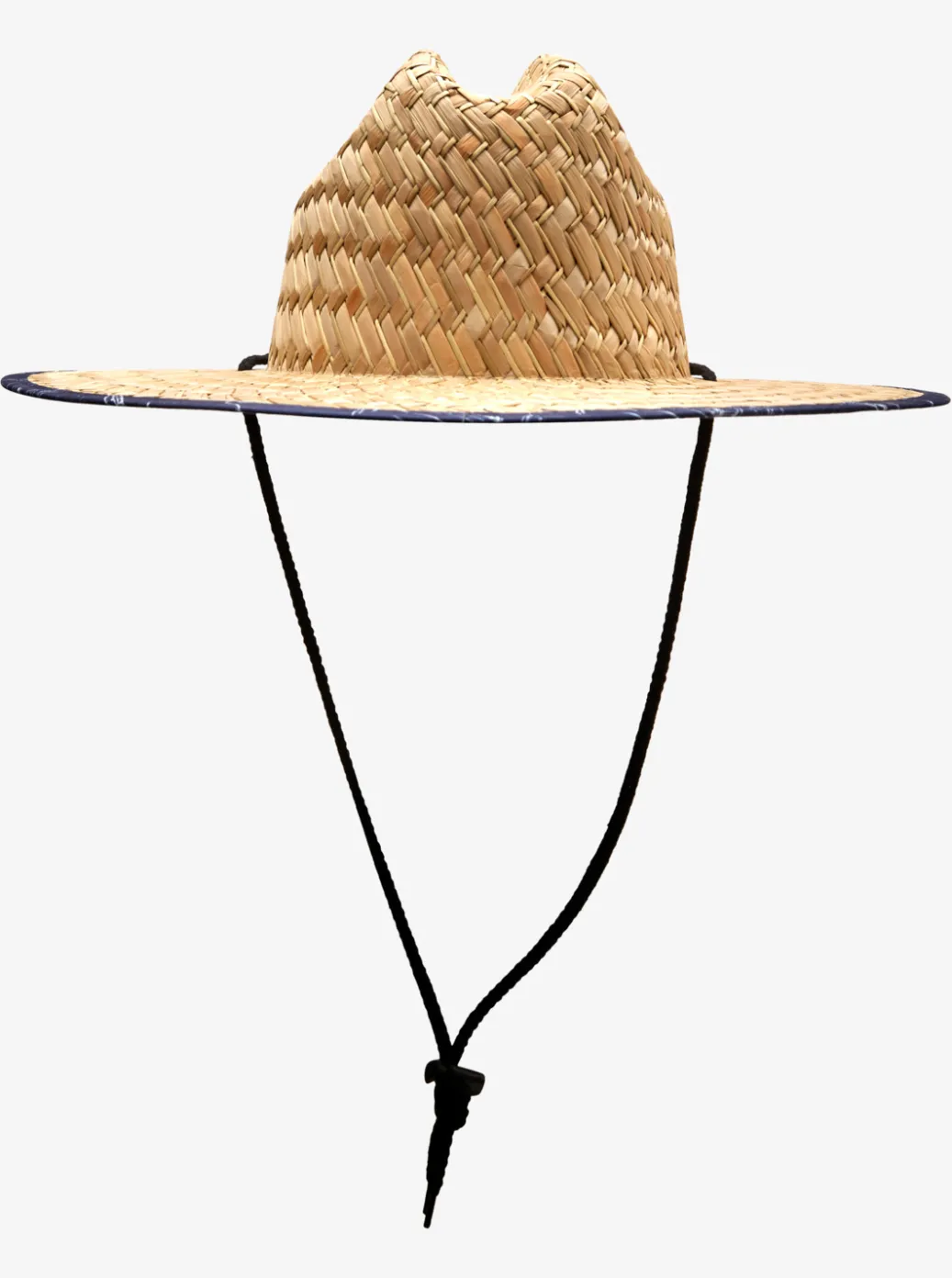 Cheap Quiksilver Waterman Outsider Straw Lifeguard Hat Medieval Blue Line Spinner