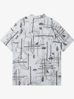 Cheap Quiksilver Waterman Paddle Out Short Sleeve Shirt White