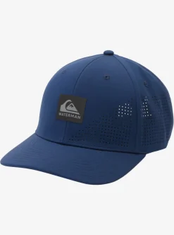 Cheap Quiksilver Waterman Perf Turf Snapback Hat Insignia Blue