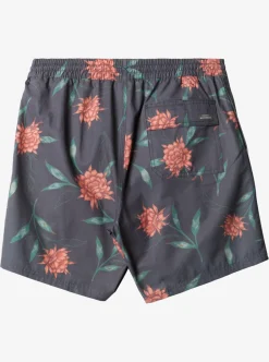Sale Quiksilver Waterman Perfect Bloom Volley Volleys Black Perfect Bloom Vly