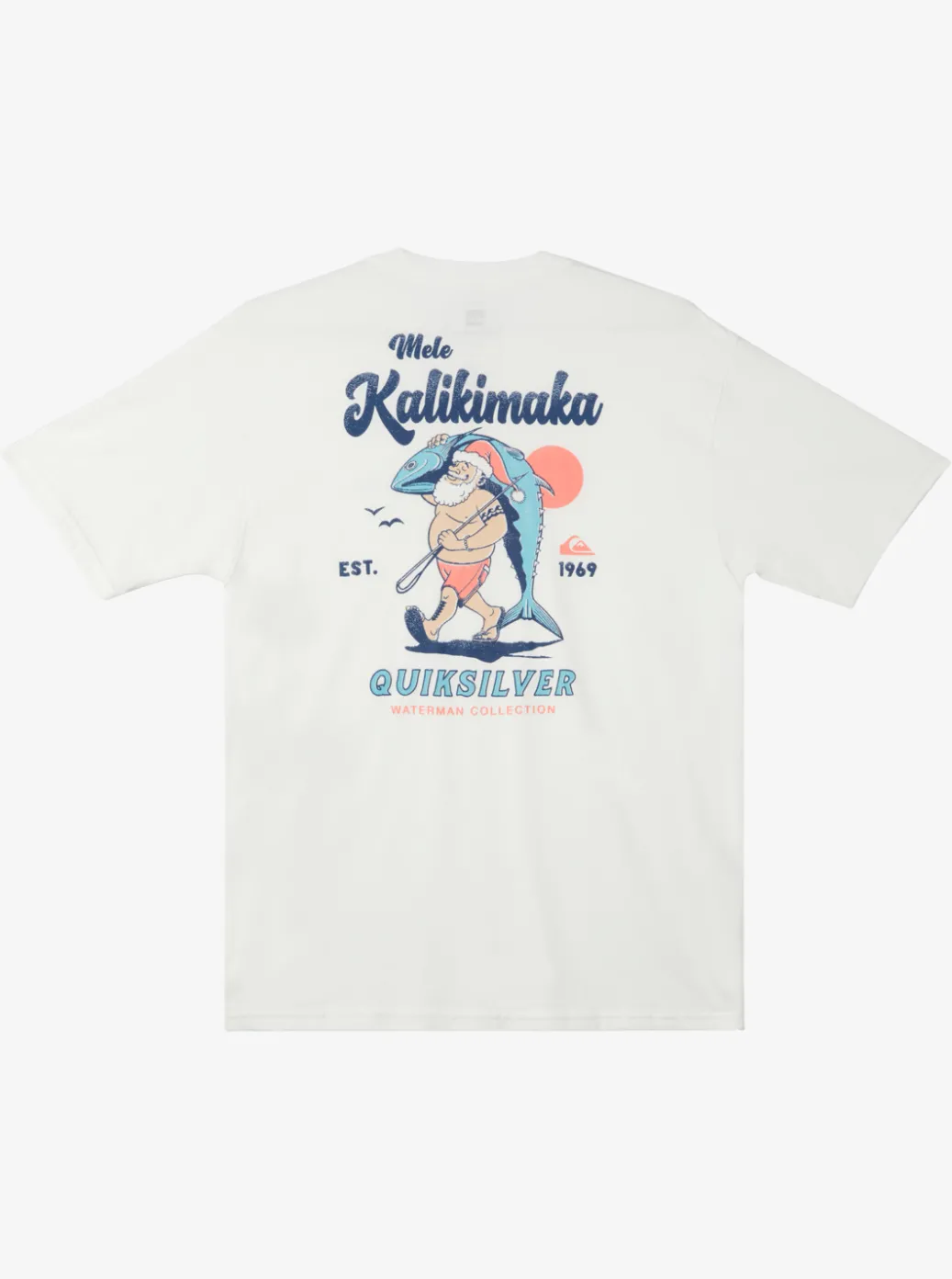 Online Quiksilver Waterman Santa Qt-Shirt Snow White