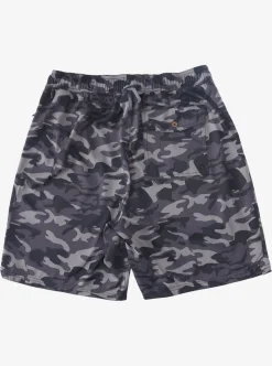 Hot Quiksilver Waterman Scout Zipper Print 19" Amphibian Boardshorts Black Camo Scout