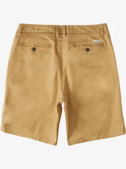 Fashion Quiksilver Waterman Secret Ocean 20" Chino Shorts Dull Gold