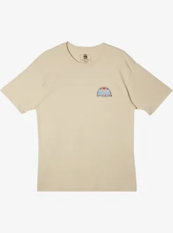 Online Quiksilver Waterman Set View T-Shirt Brown Rice