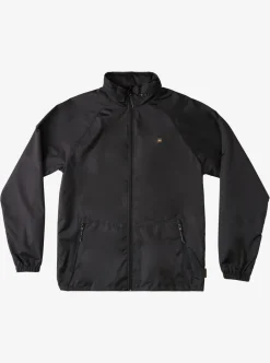 Best Quiksilver Waterman Shell Shock Water-Resistant Lightweight Mini Ripstop Windbreaker Black