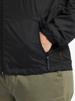 Best Quiksilver Waterman Shell Shock Water-Resistant Lightweight Mini Ripstop Windbreaker Black