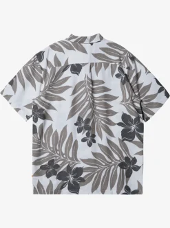 Hot Quiksilver Waterman Shonan Short Sleeve Shirt White/Black