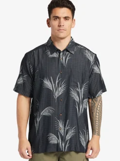 Sale Quiksilver Waterman Skipped Out Woven Shirt Black Skipped Out